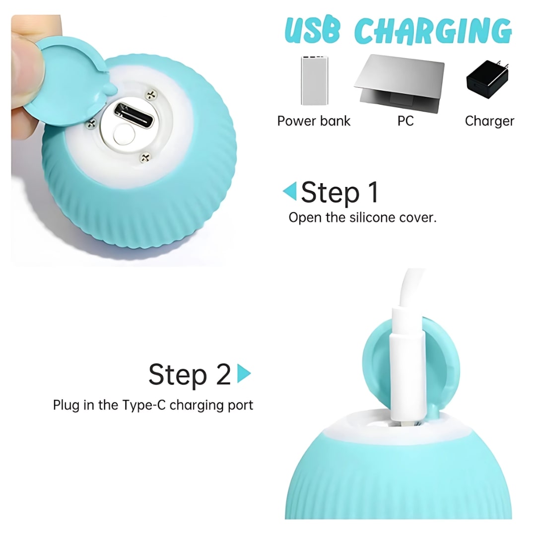 Smart LED Cat Toy Ball