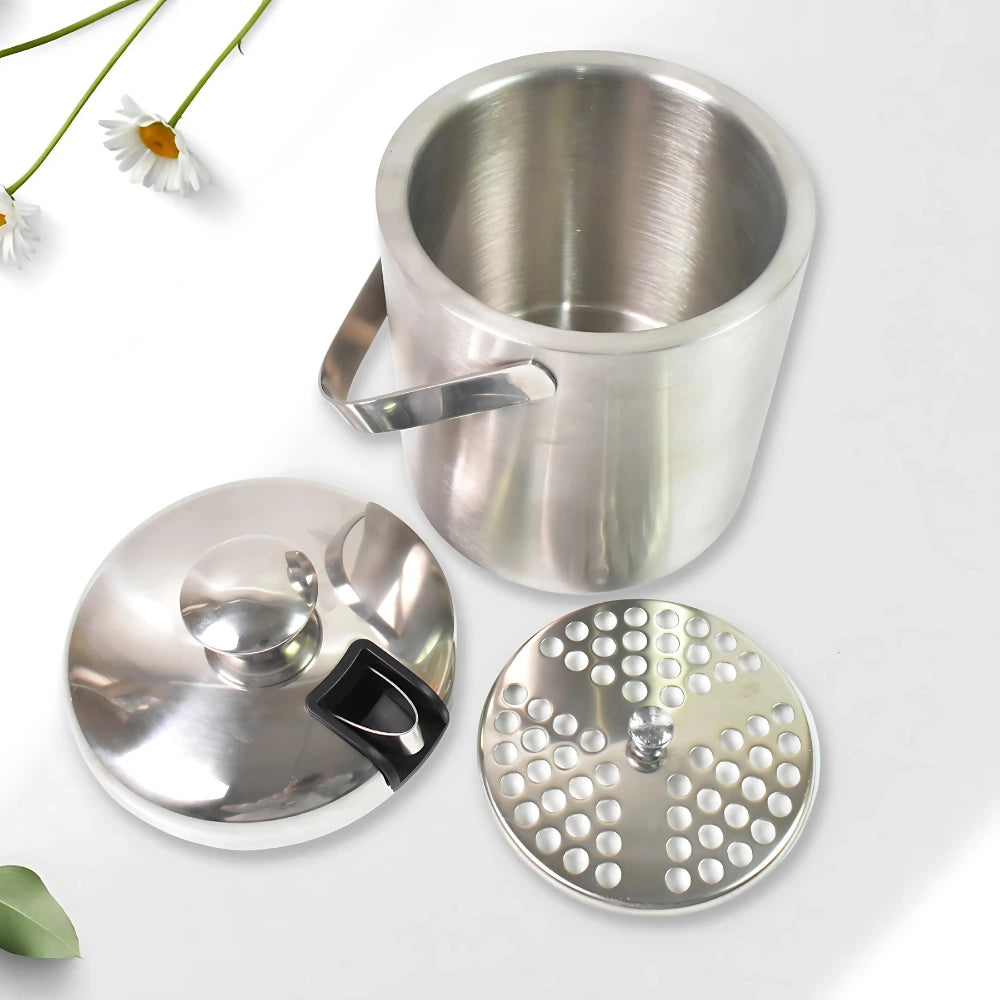 Double-Walled Stainless Ice Bucket