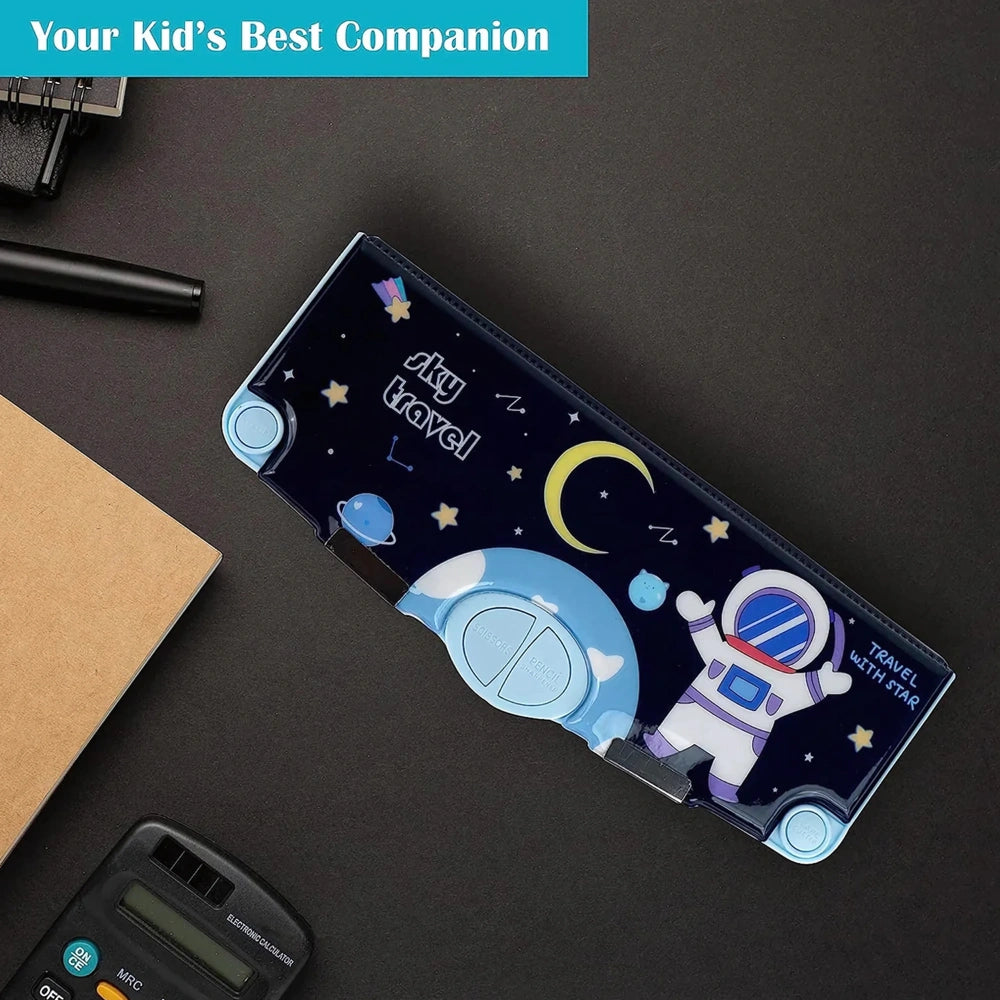Space-Themed Magnetic Pencil Box