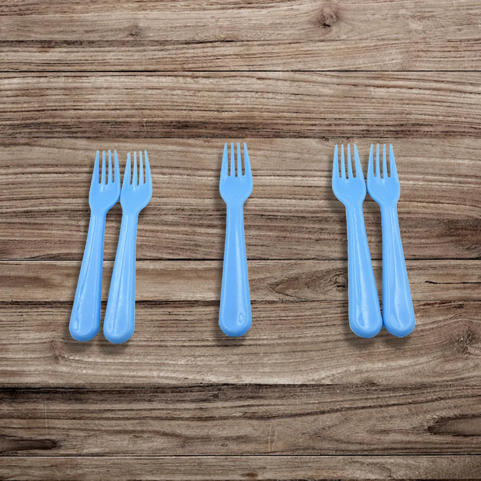 Reusable Plastic Fork Set – 5 Pcs