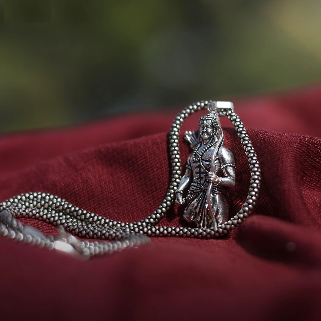 Lord Ram Pendant With Chain
