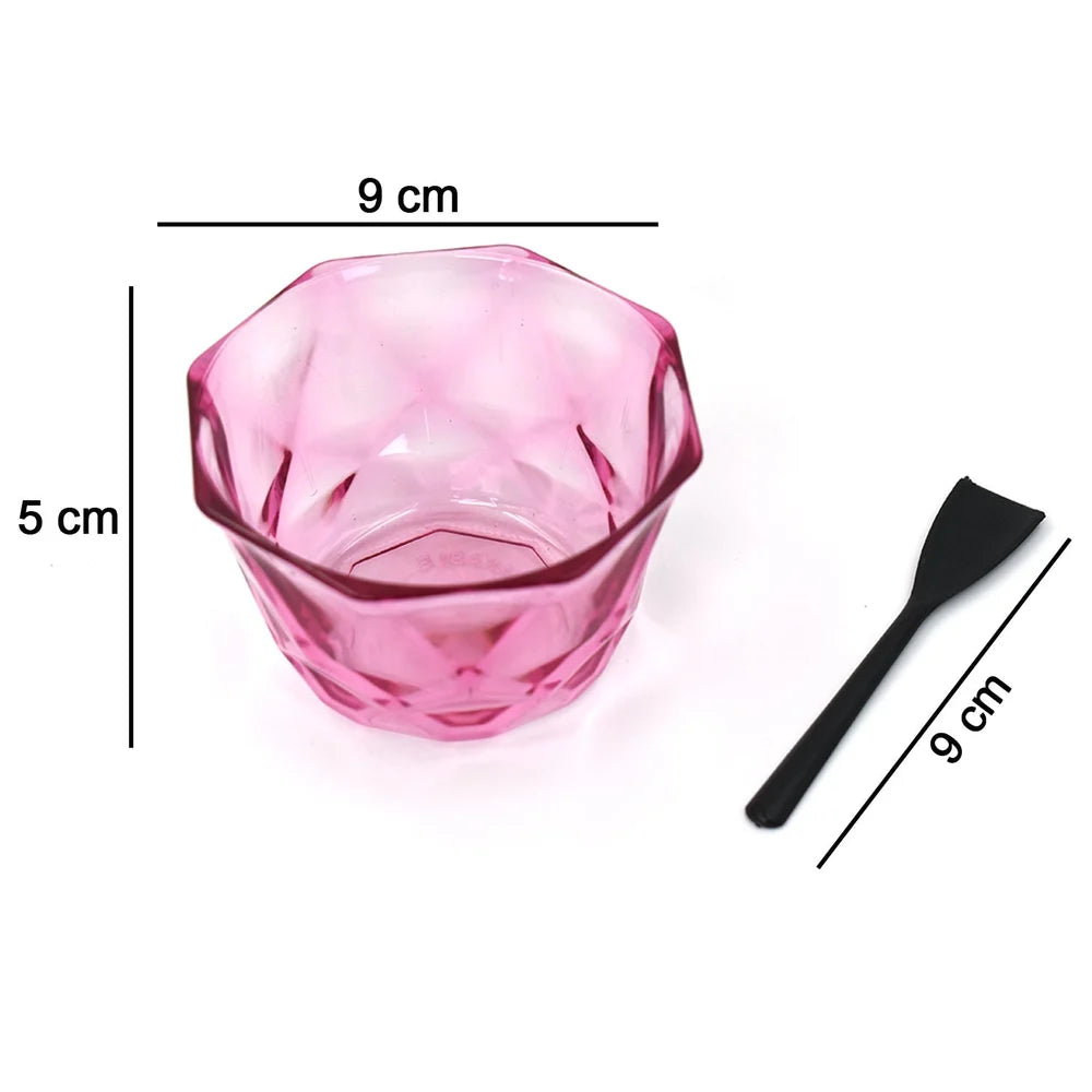 6 Pc Diamond Ice Cream Bowl Set