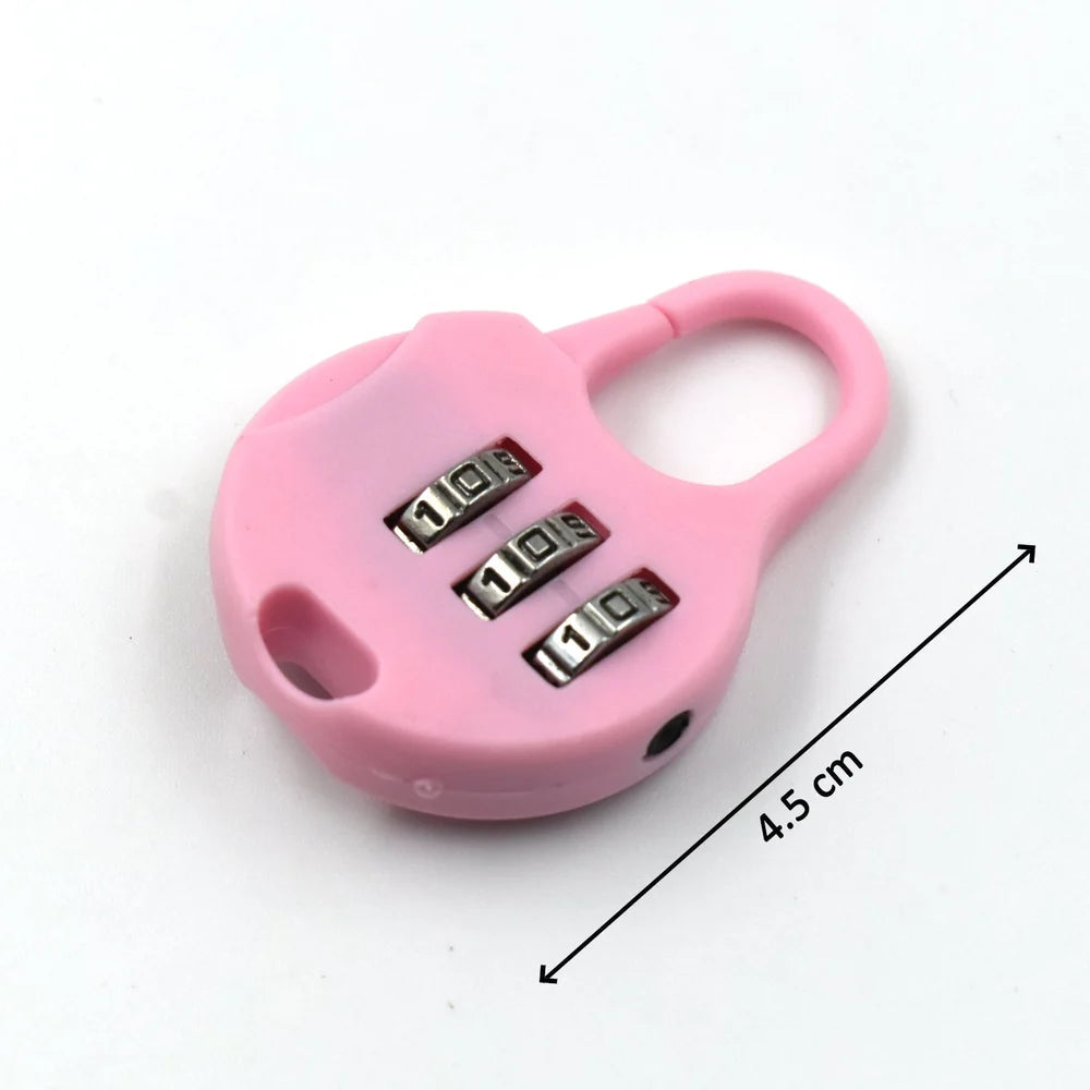 3-Digit Zipper Security Lock