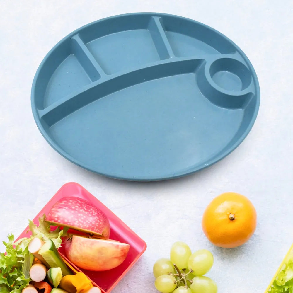 5 compartment eco plate - home & kitchen