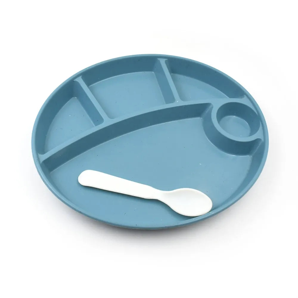 5 compartment eco plate - home & kitchen