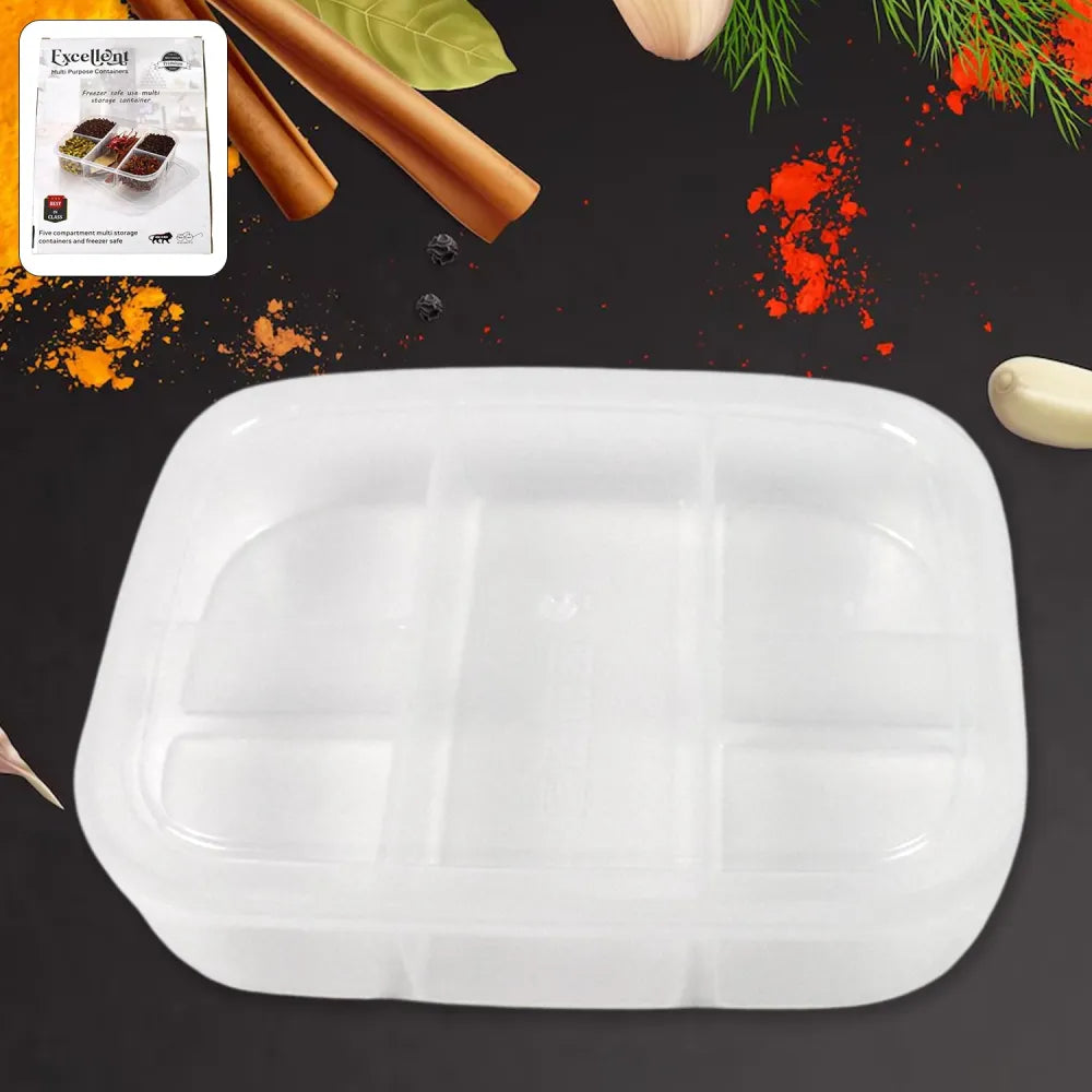 5-compartment reusable lunch box - home & kitchen