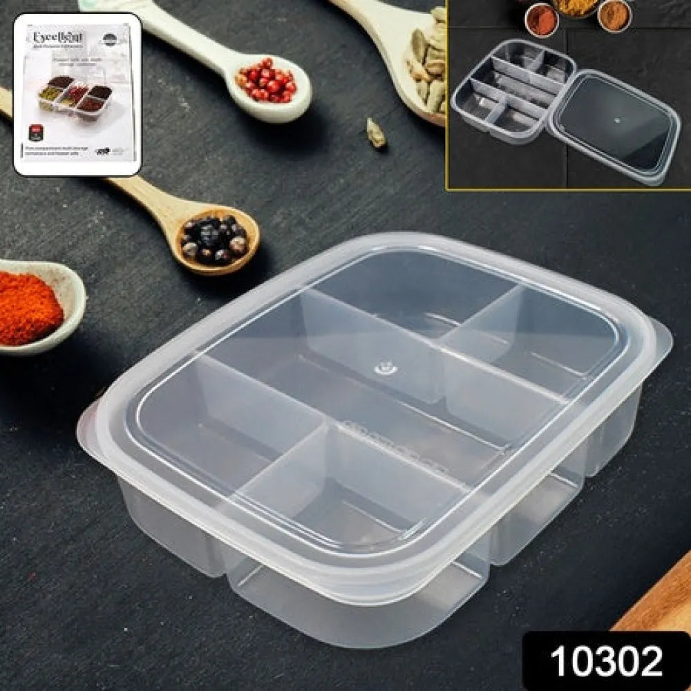 5-compartment reusable lunch box - home & kitchen