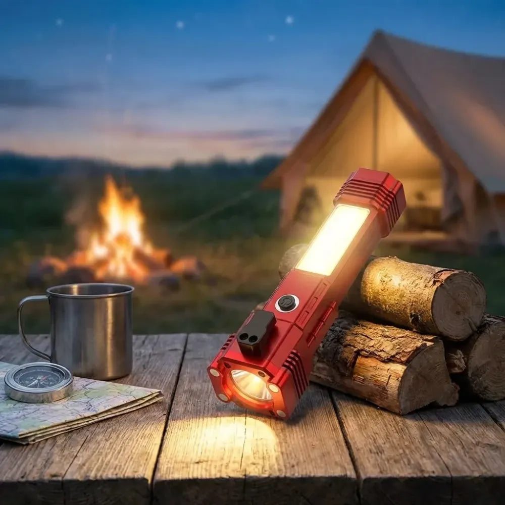5-in-1 survival flashlight