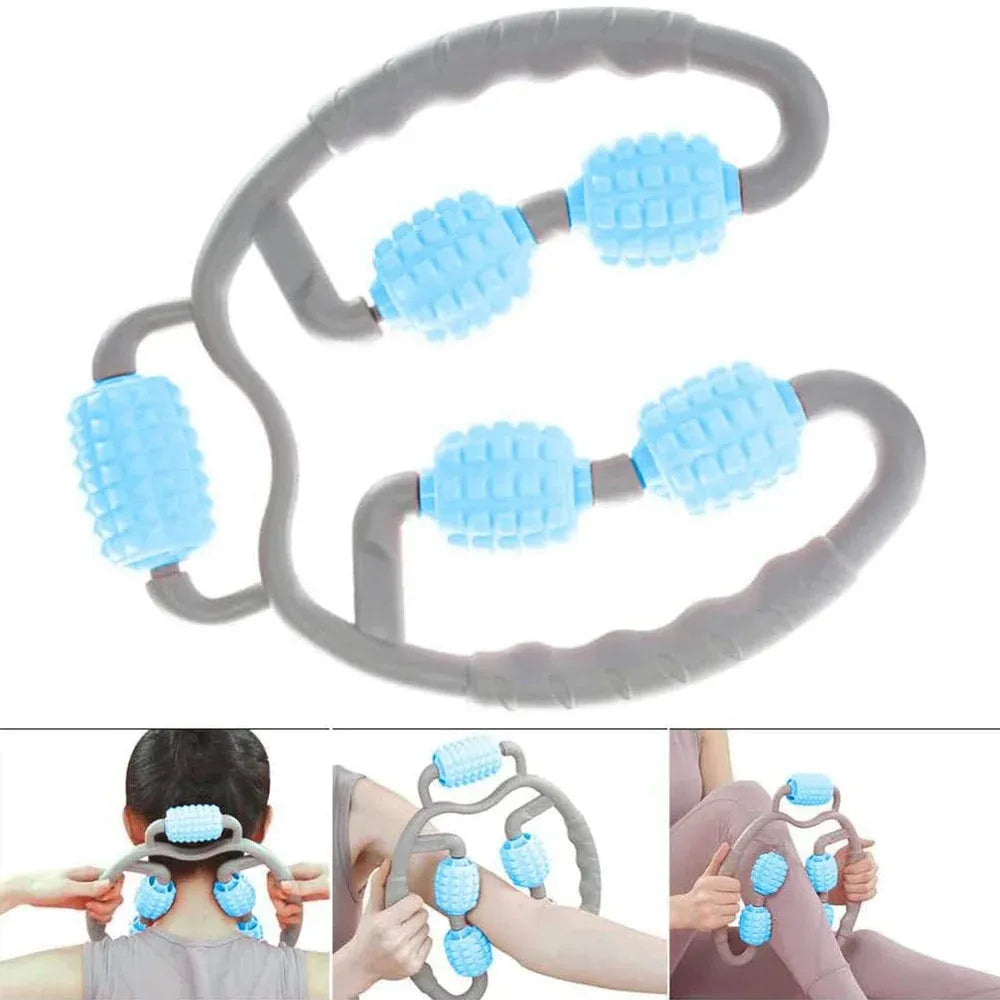 5-wheel muscle massage roller - health care