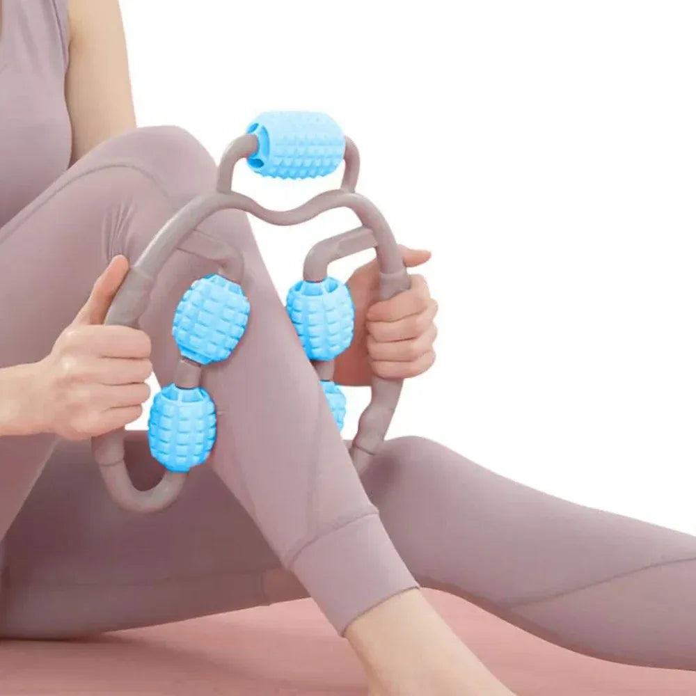 5-wheel muscle massage roller - health care