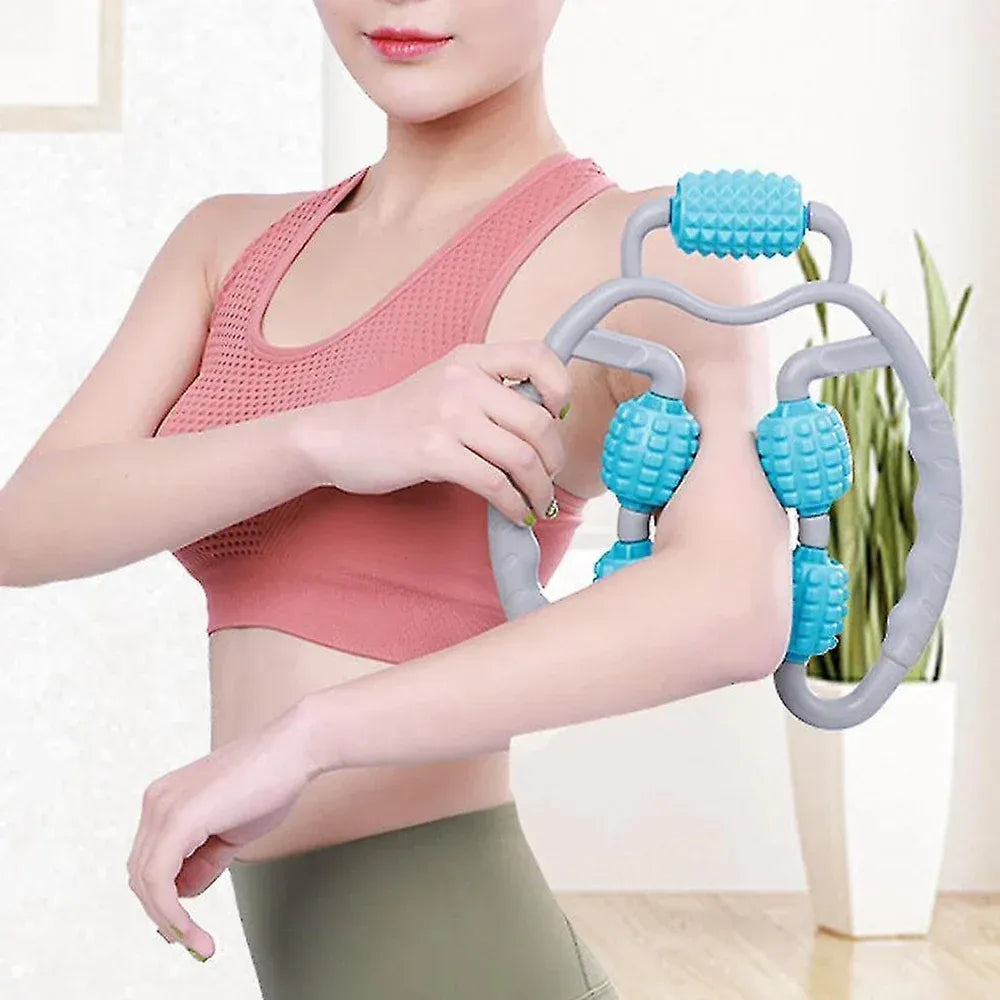 5-wheel muscle massage roller - health care