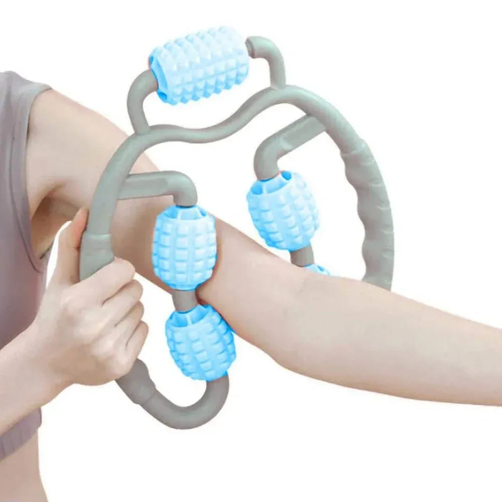 5-wheel muscle massage roller - health care