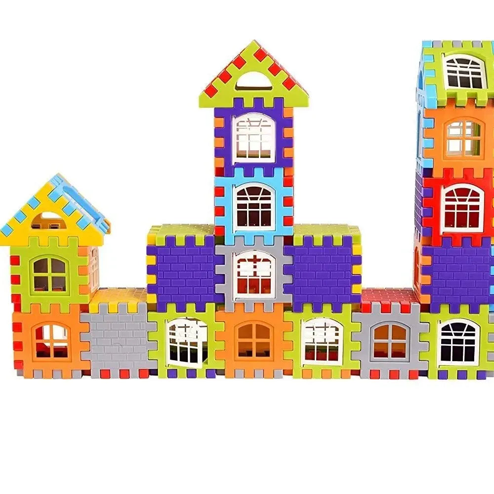 50-piece house building blocks set