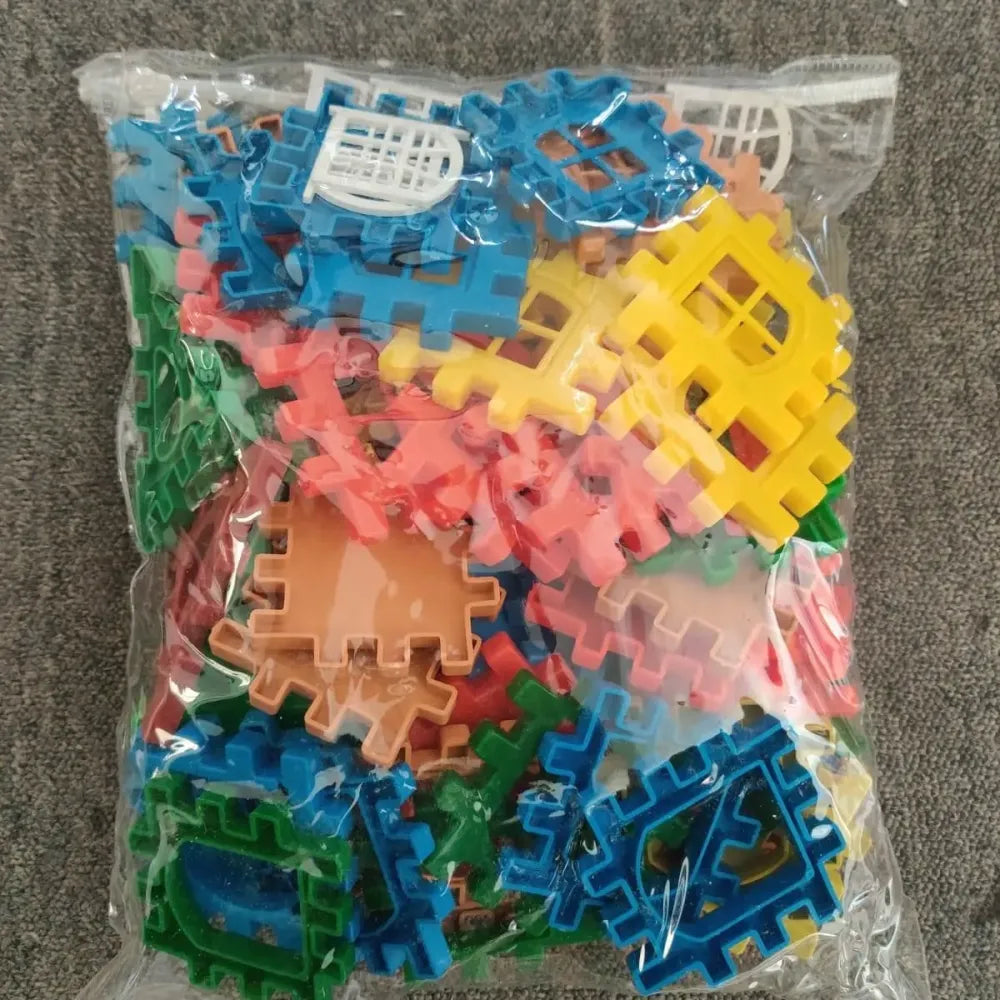 50-piece house building blocks set