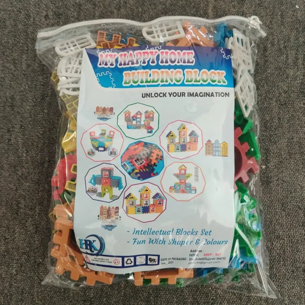 50-piece house building blocks set