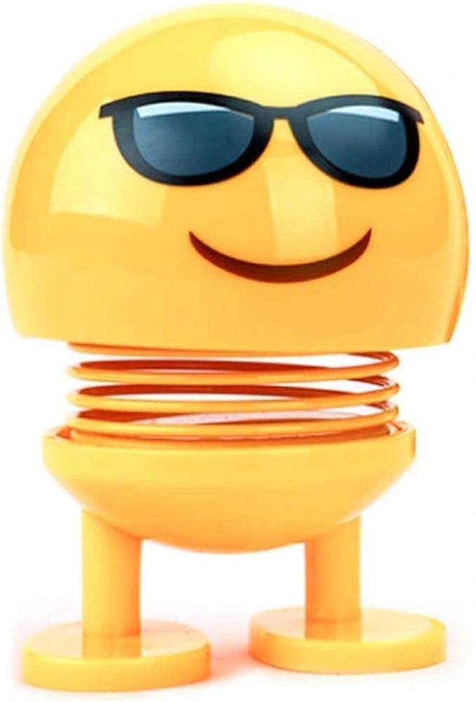 Spring Dancing Emoji Car Dolls