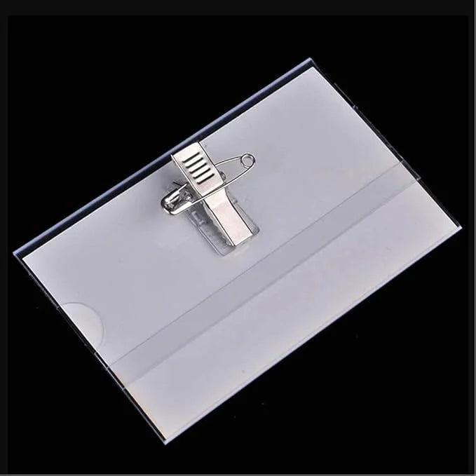 Plastic Clip Name Badges