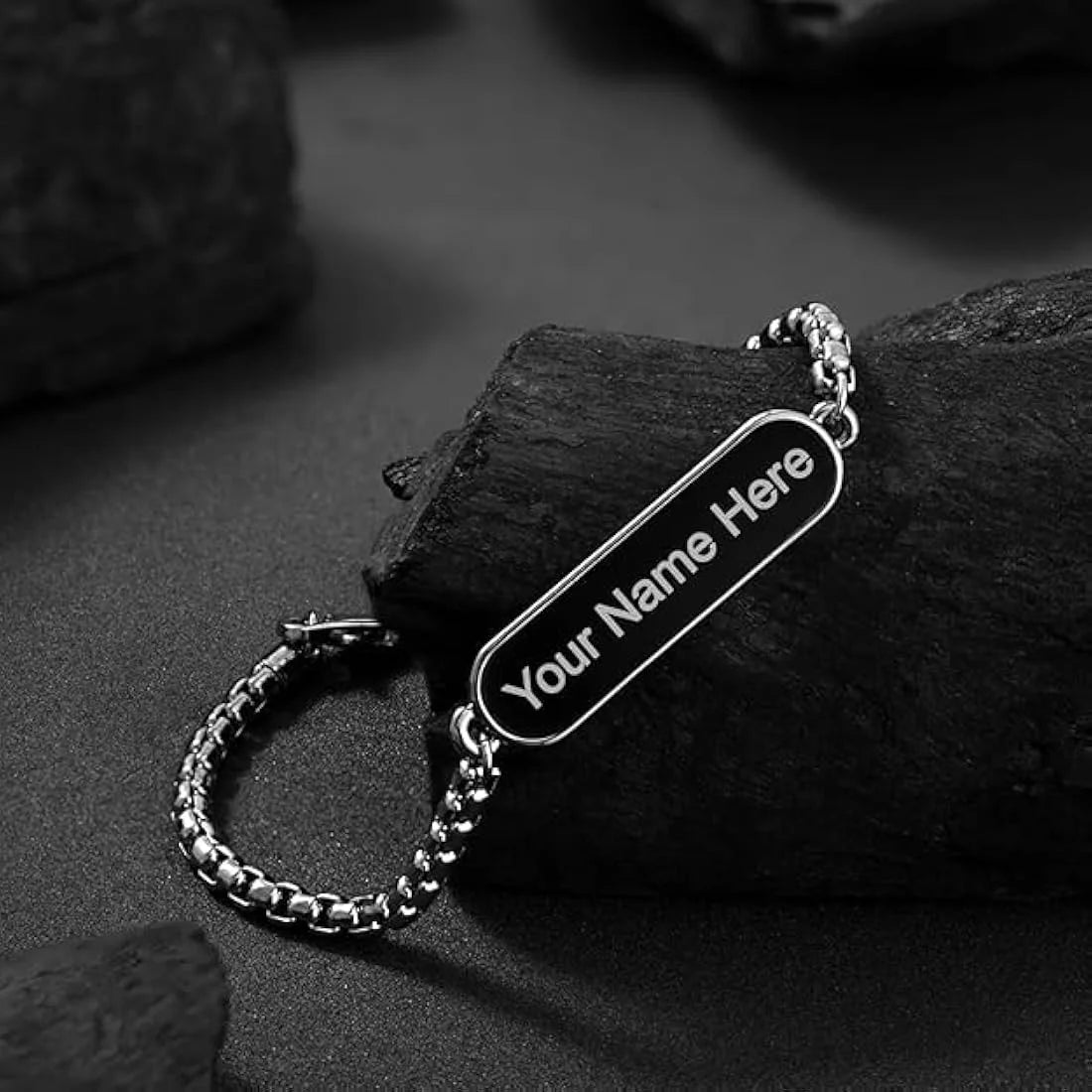 Elegant Silver Rakhi Bracelet