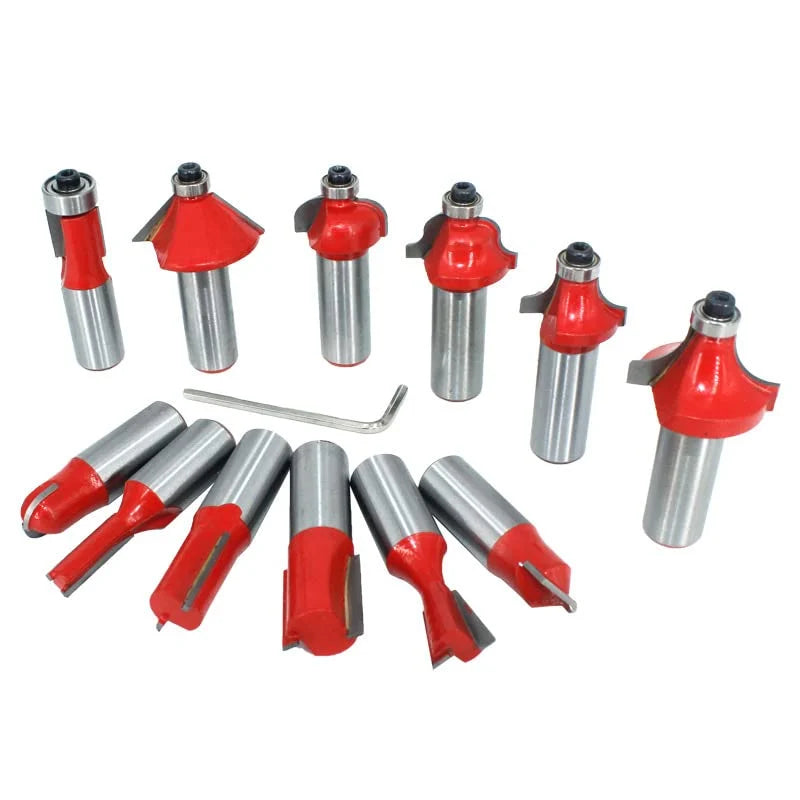 Premium Carbide Router Bit Set