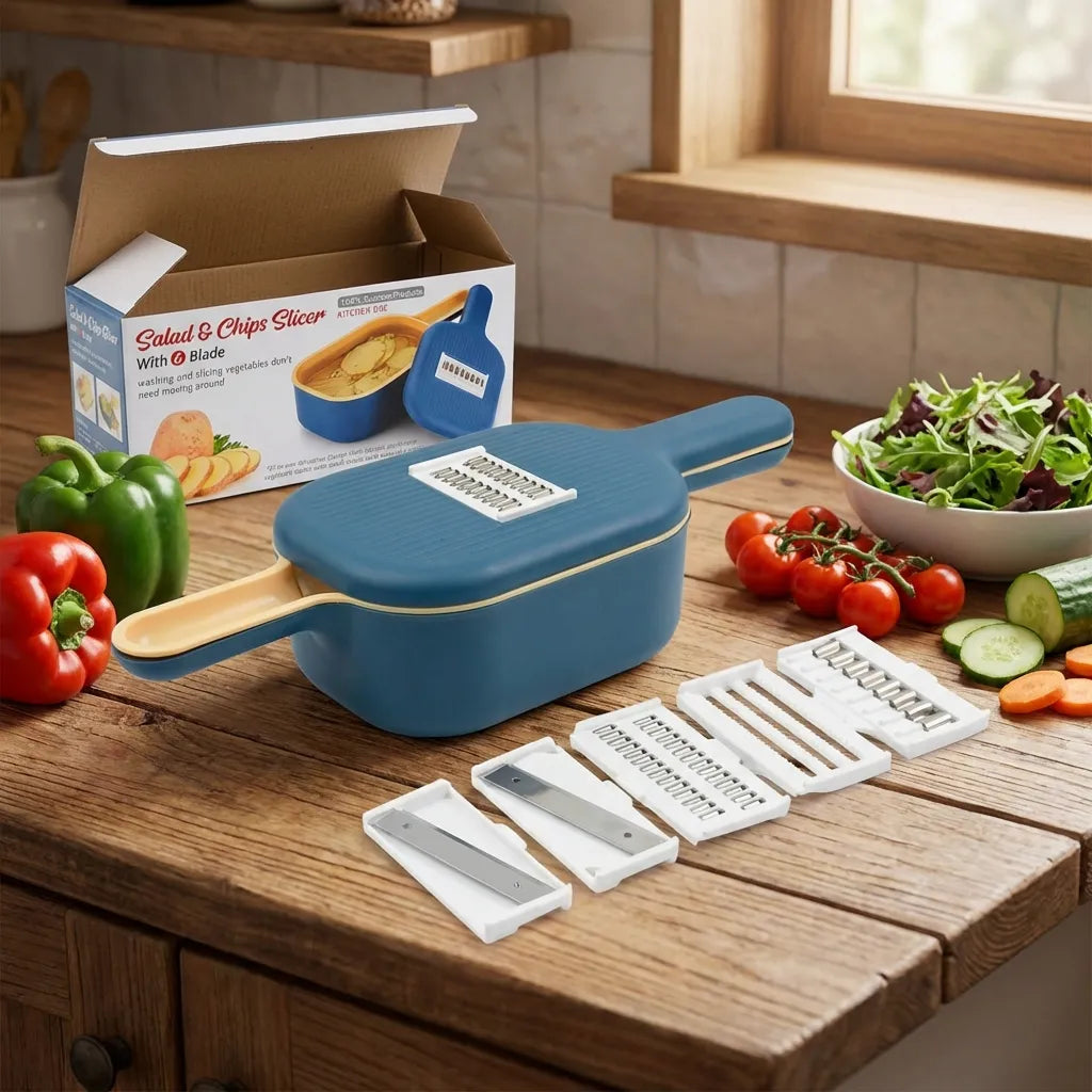 6-Blade Vegetable Slicer Cutter