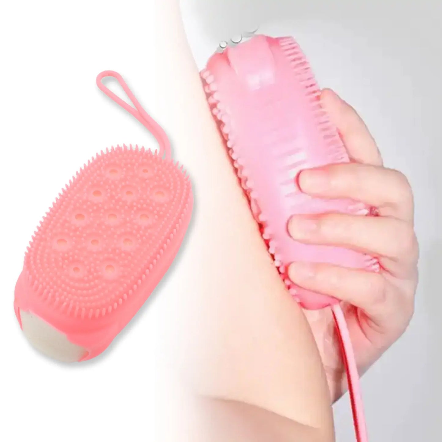 Double-Sided Silicone Bath Brush