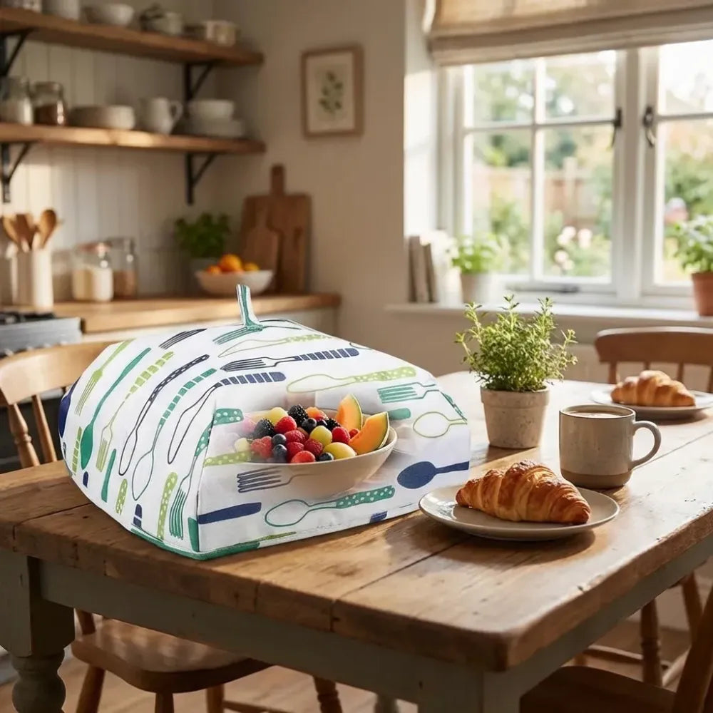 5864 foldable food covers anti-dust heat preservation anti fly mosquito kitchen lid cover for hot dish insulation