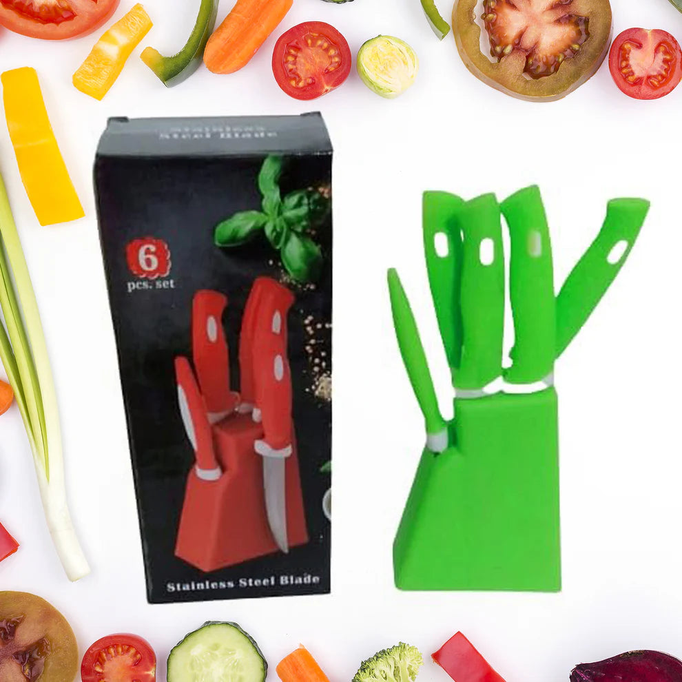 6-Piece Knife & Peeler Set