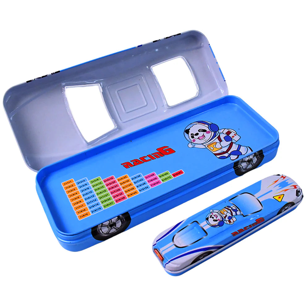 Car-Shaped Metal Pencil Box