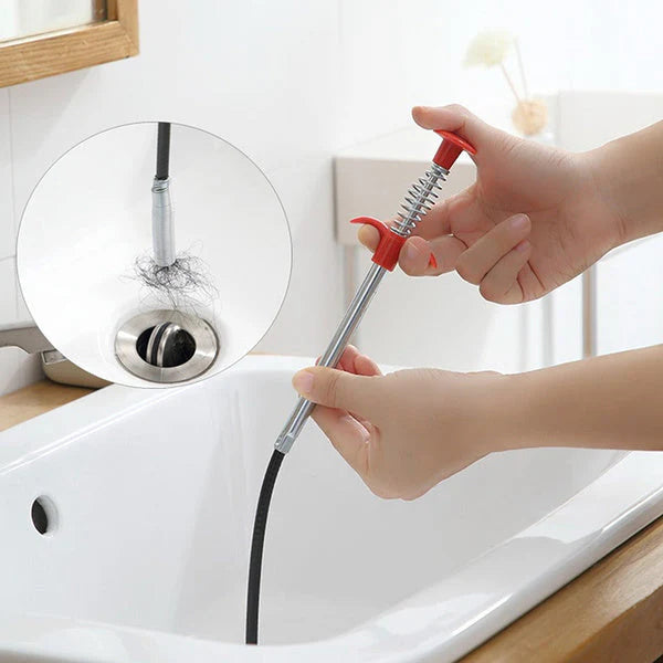 Clog-free drain cleaner tool - home improvement