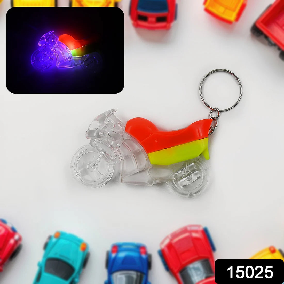 LED Bike Keychain Light