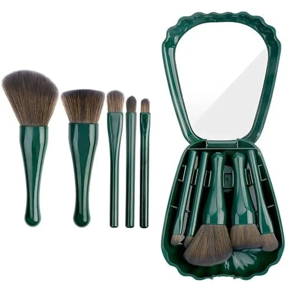 5pcs makeup brush set with case