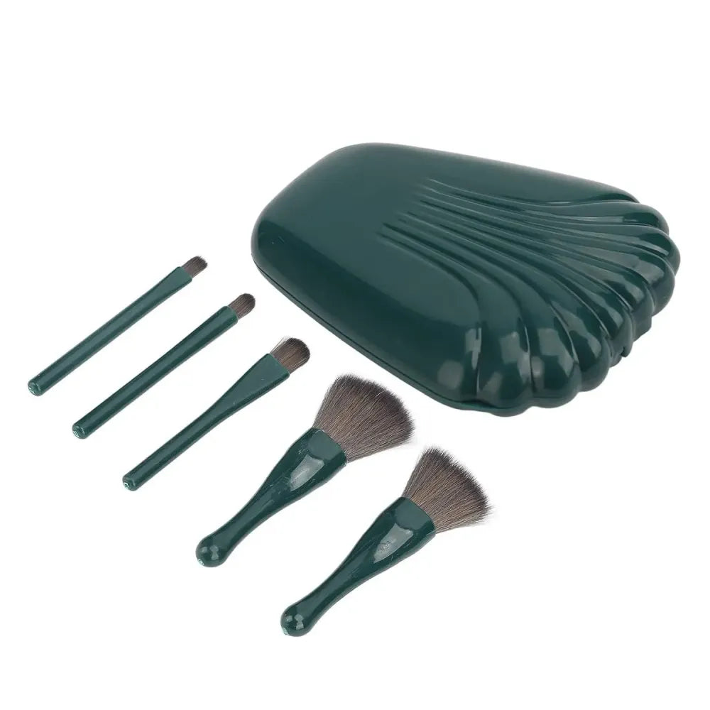 5pcs makeup brush set with case