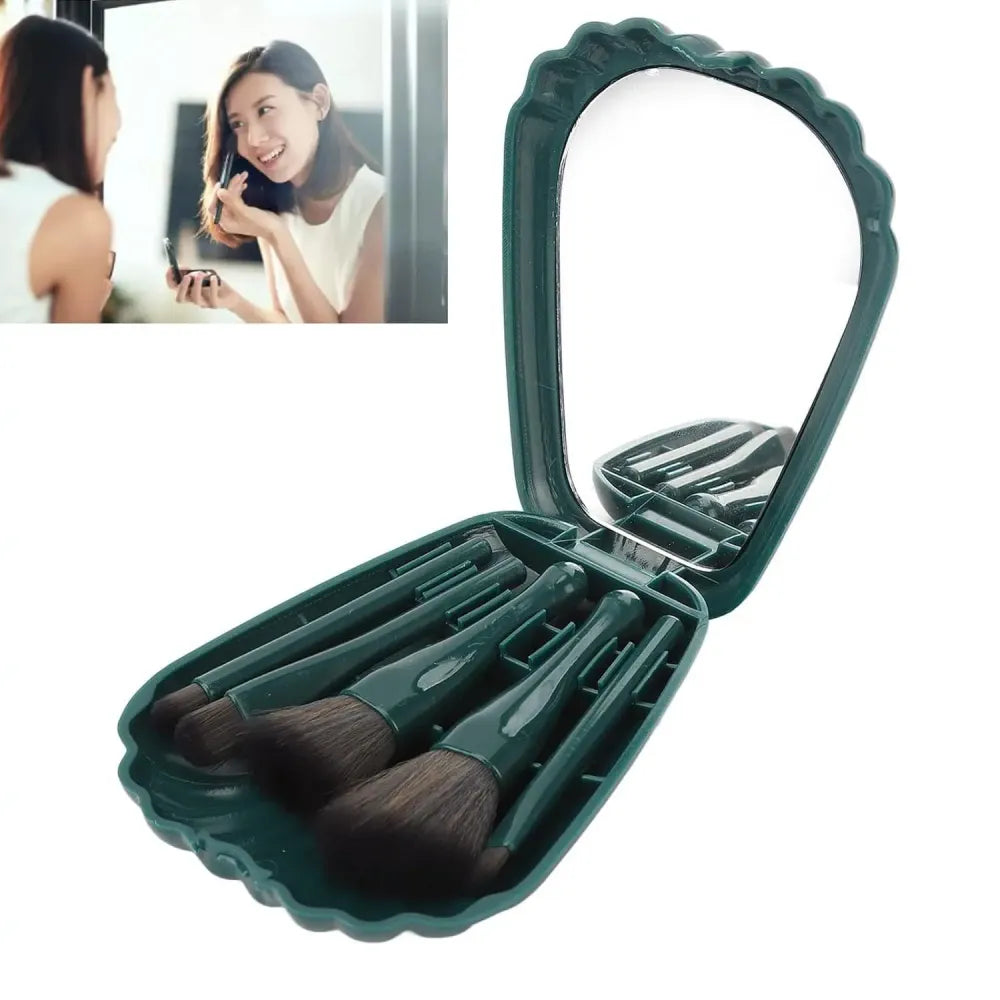 5pcs makeup brush set with case