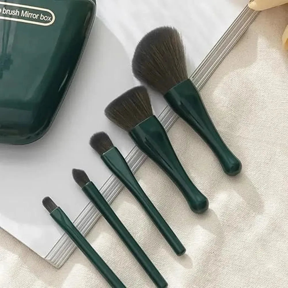 5pcs makeup brush set with case