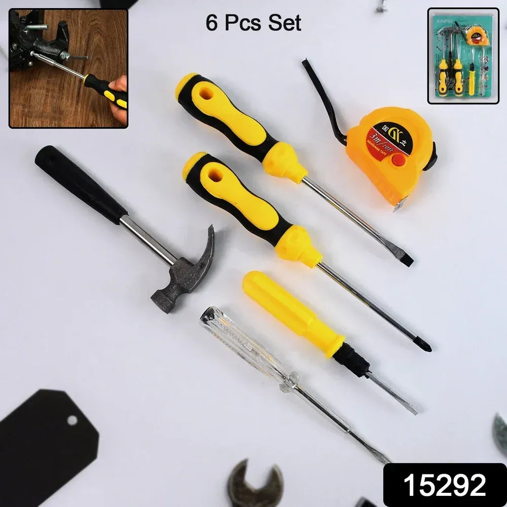 6-in-1 home repair kit - hardware fittings