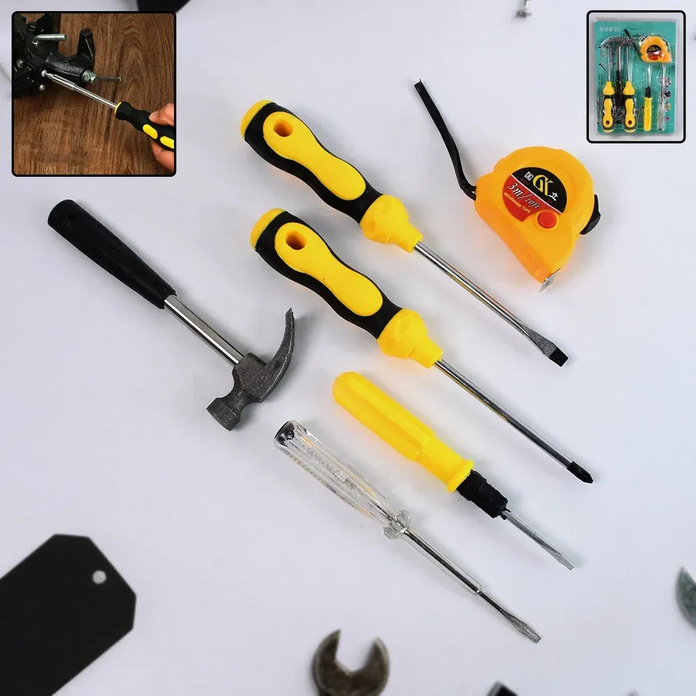 6-in-1 home repair kit - hardware fittings