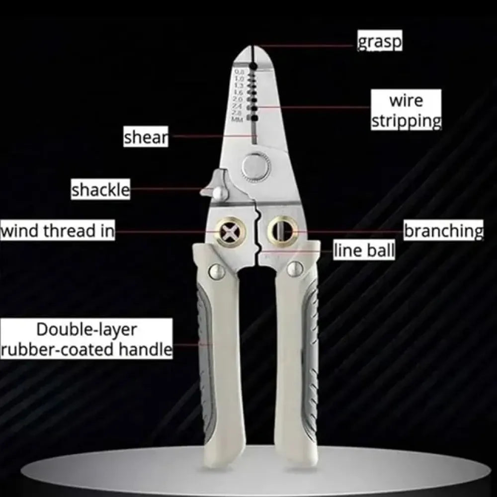 6 in 1 wire stripping pliers