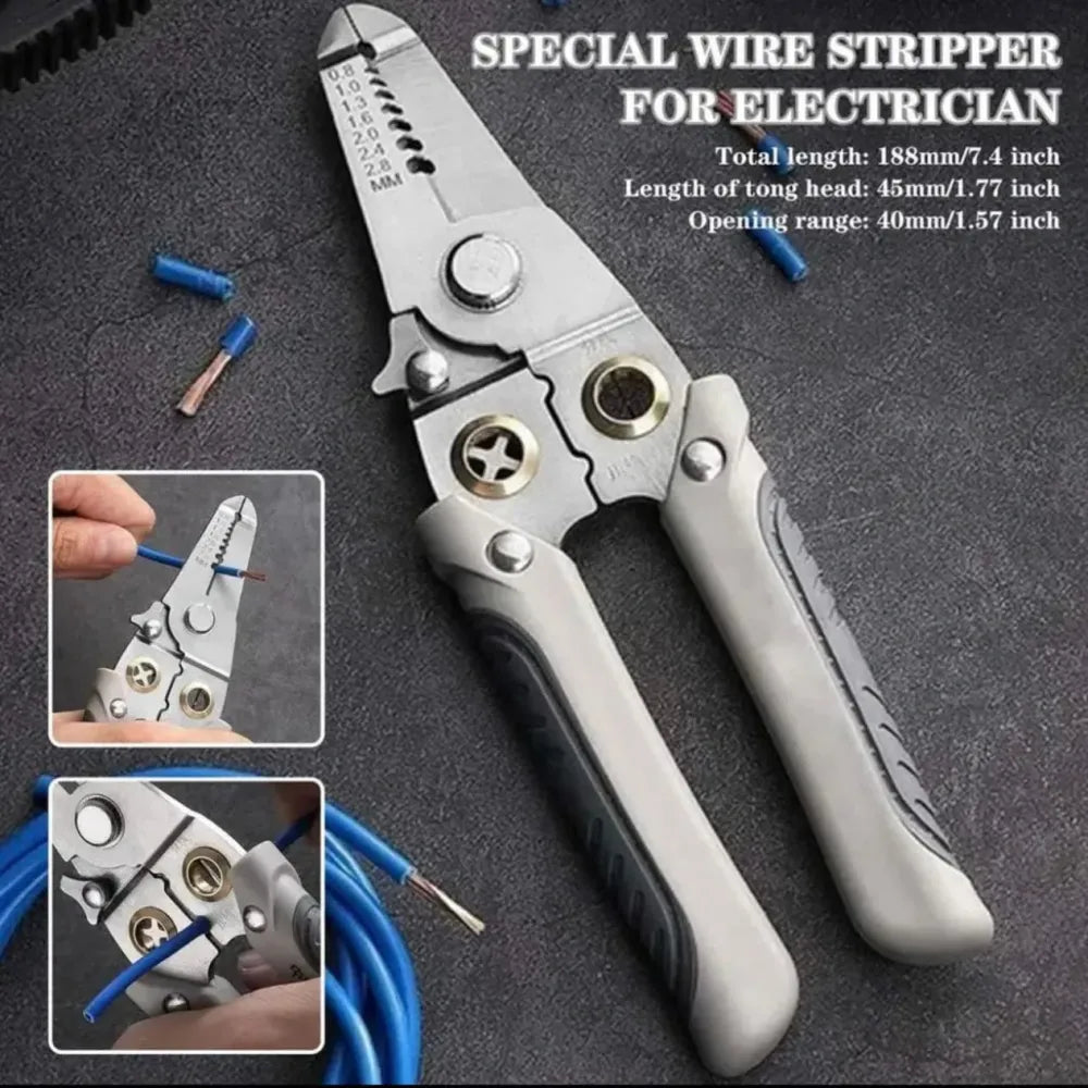 6 in 1 wire stripping pliers