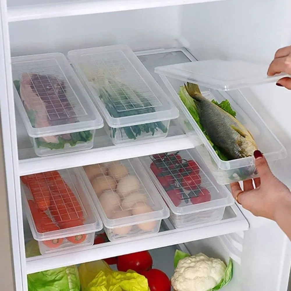 6-pack fridge storage boxes - home & kitchen