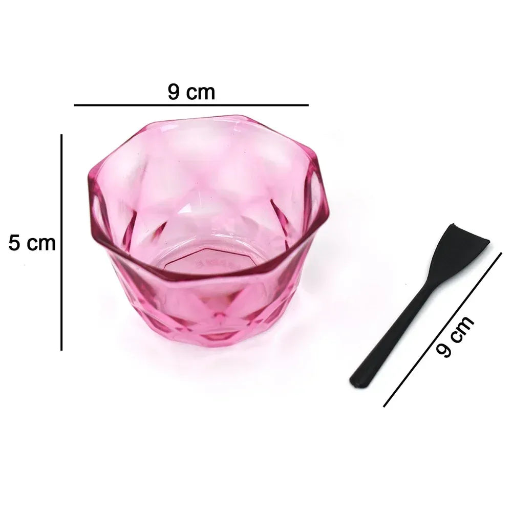 6 pc diamond ice cream bowl set - home & kitchen