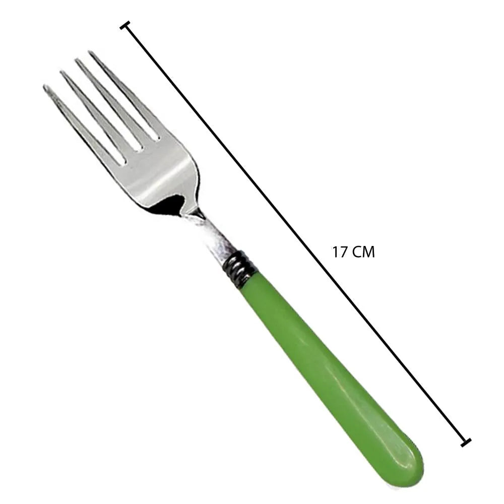 6-piece stainless steel forks - home & kitchen