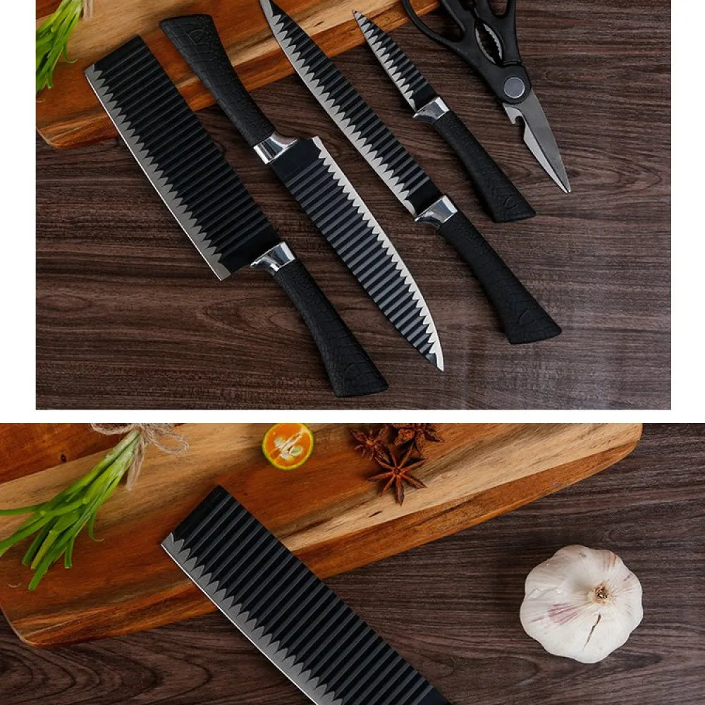 6-piece stainless steel knife set - home & kitchen
