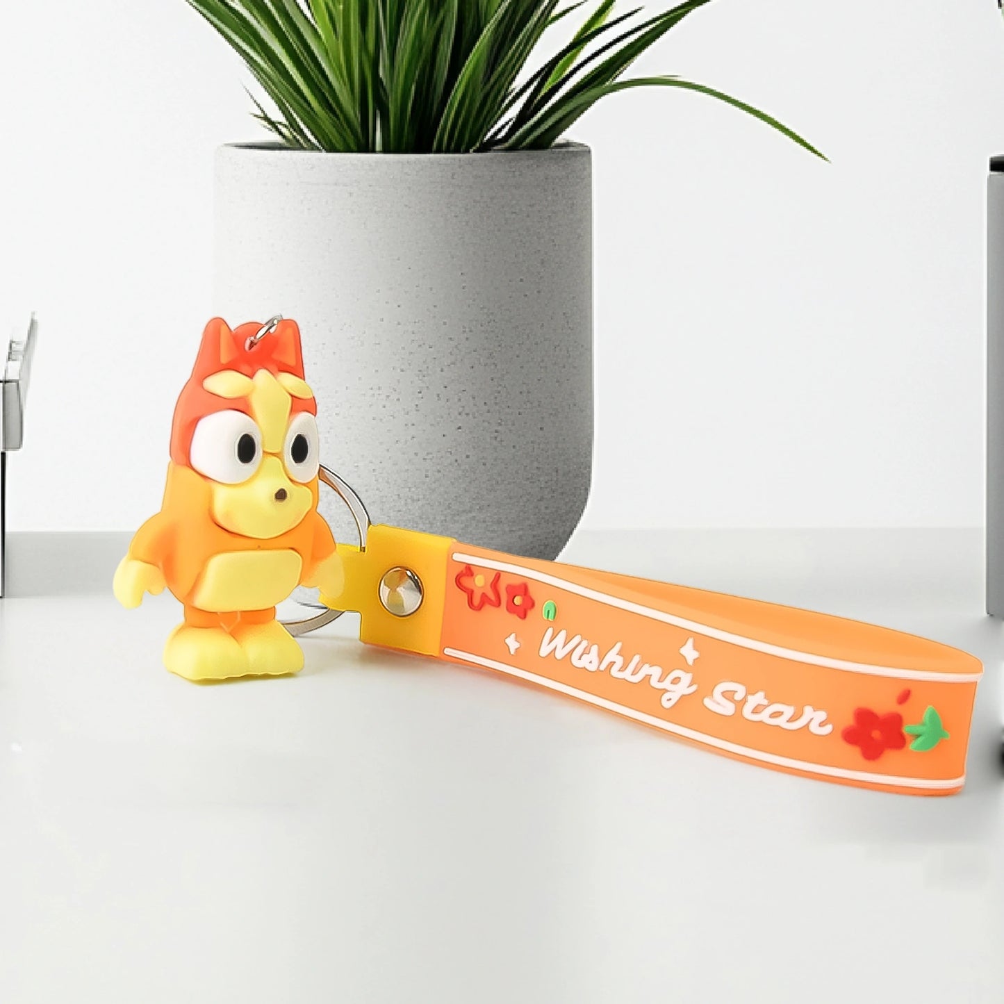 Adorable Cartoon Character Keychain