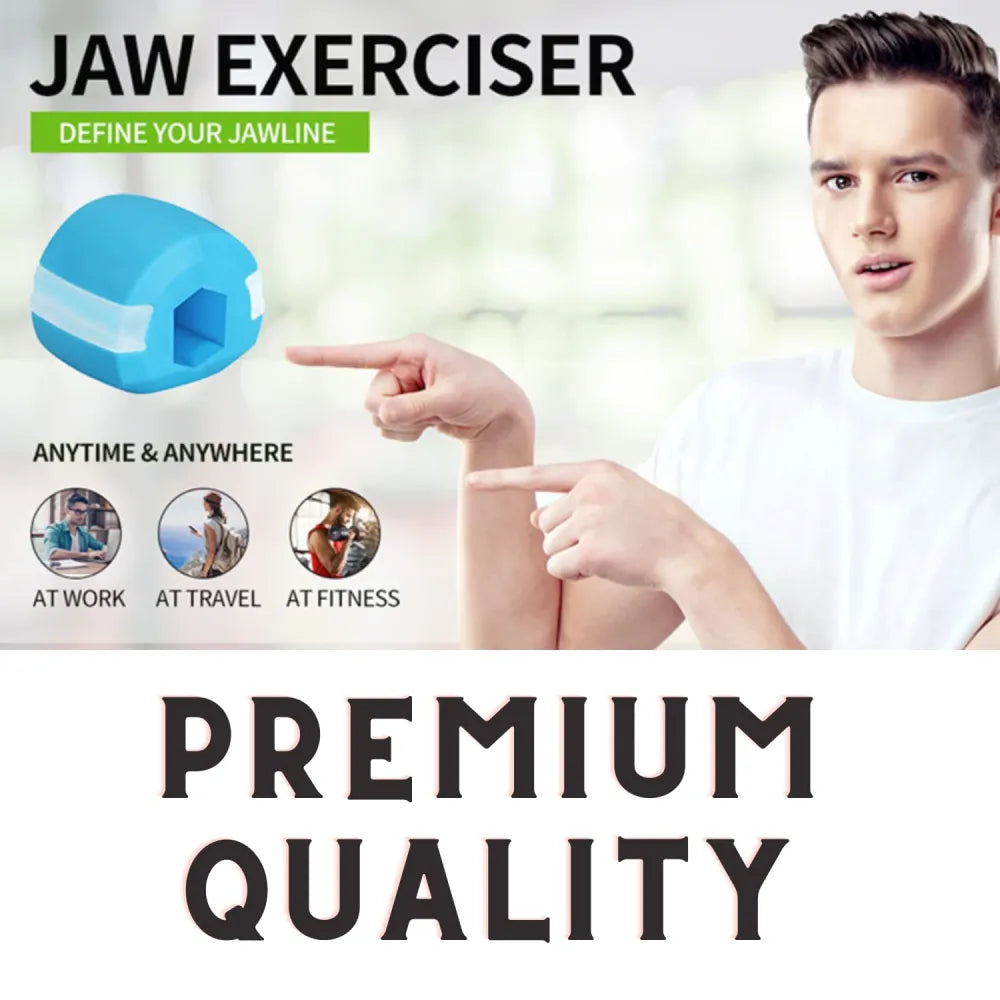 6101c cn mix jaw exerciser used to gain sharp and chiselled jawline easily fast. - health & beauty