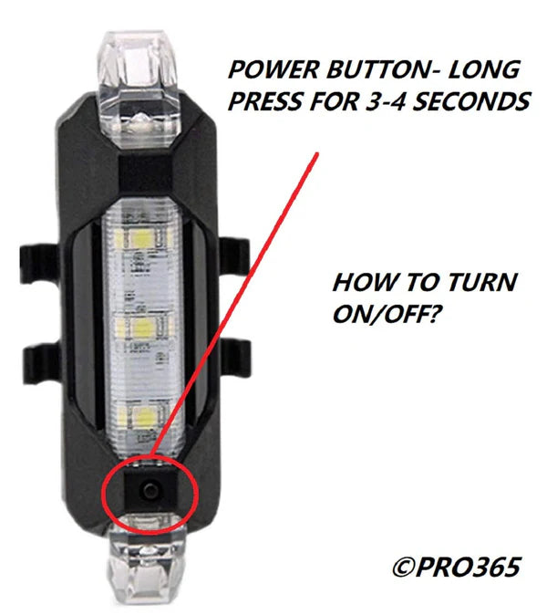 Rechargeable Bike Headlight (Waterproof)