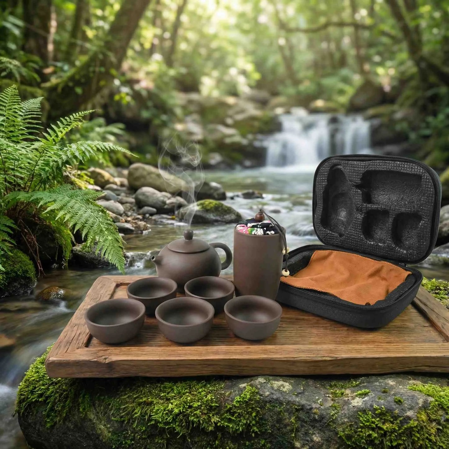Portable Ceramic Tea Set