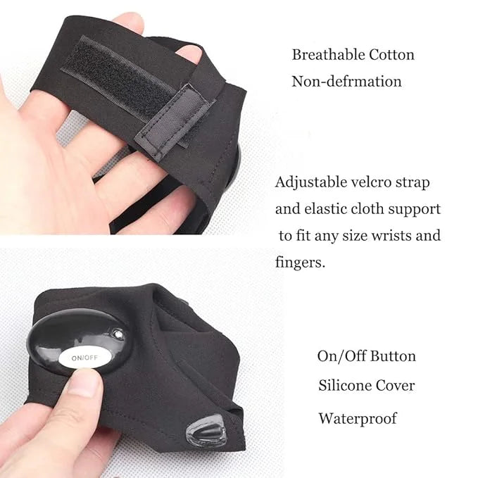 LED Flashlight Work Gloves