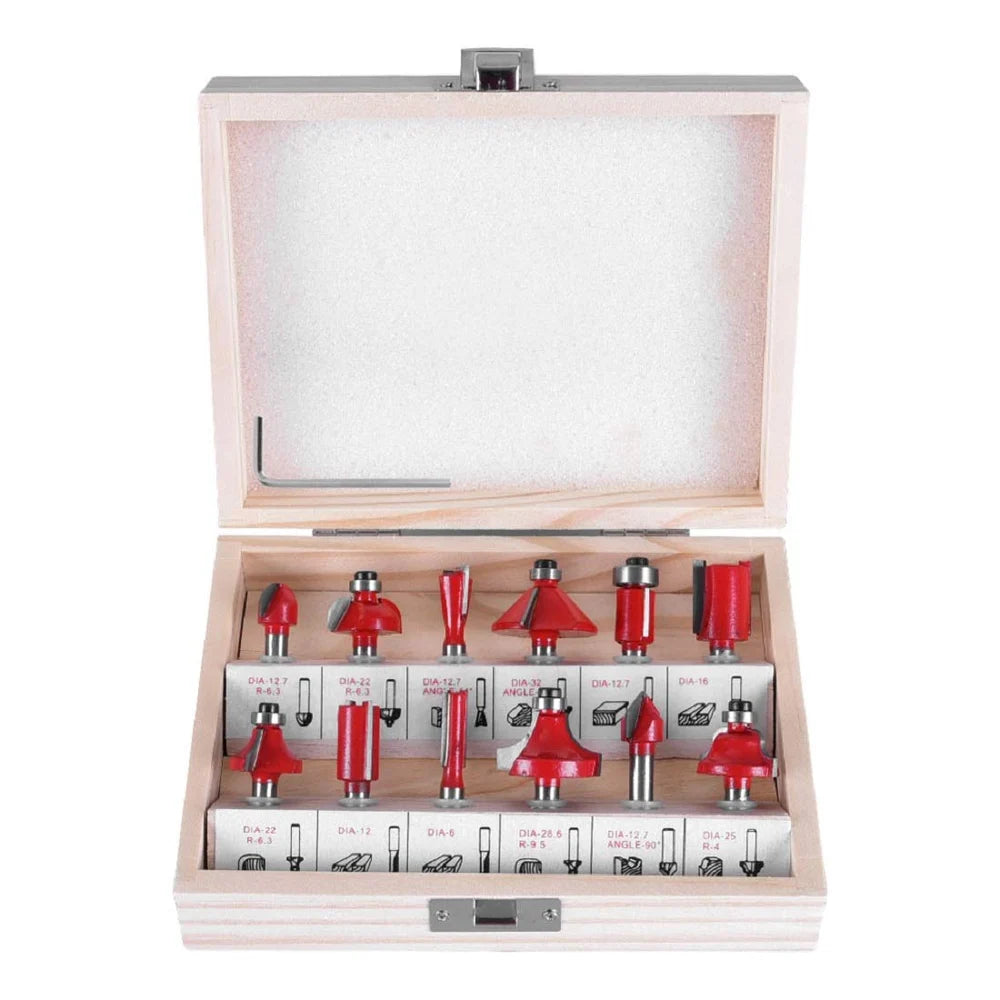 Premium Carbide Router Bit Set