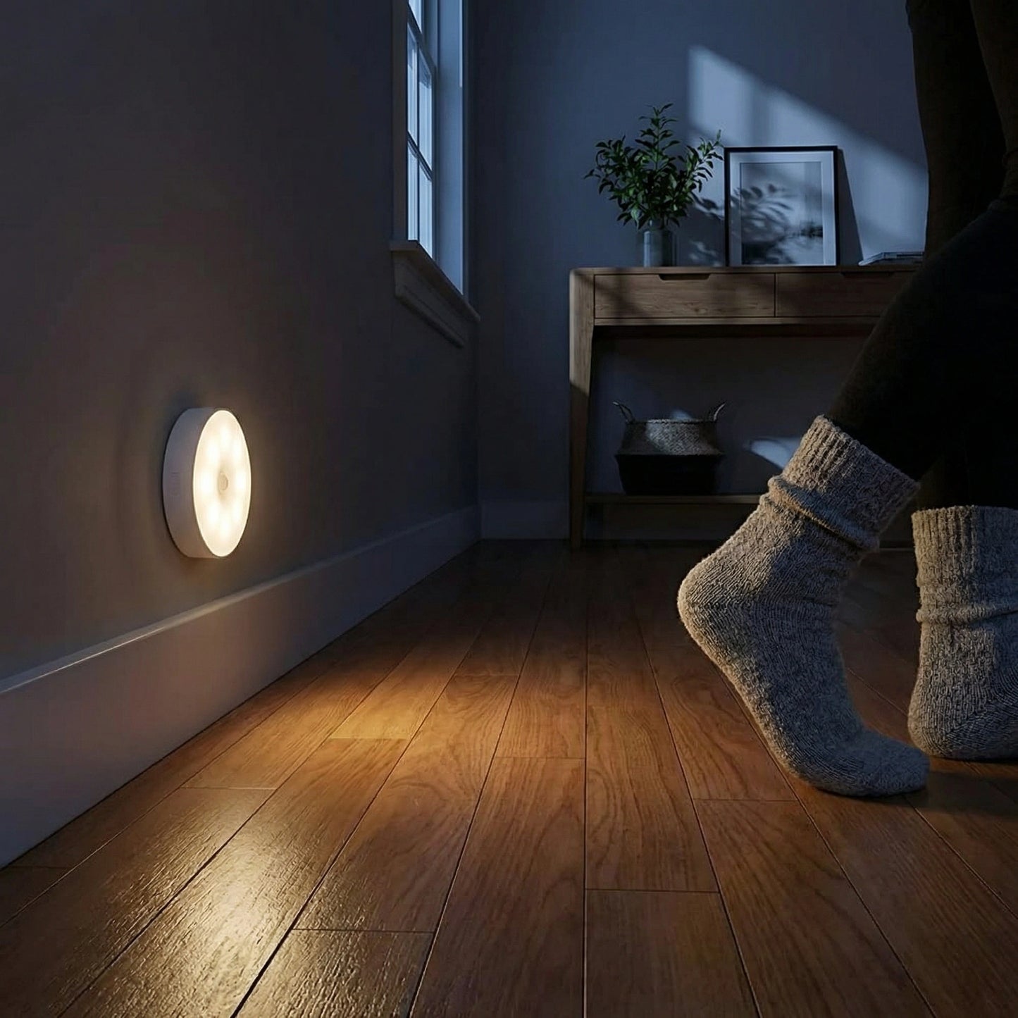 Motion Sensor Light with USB Charging