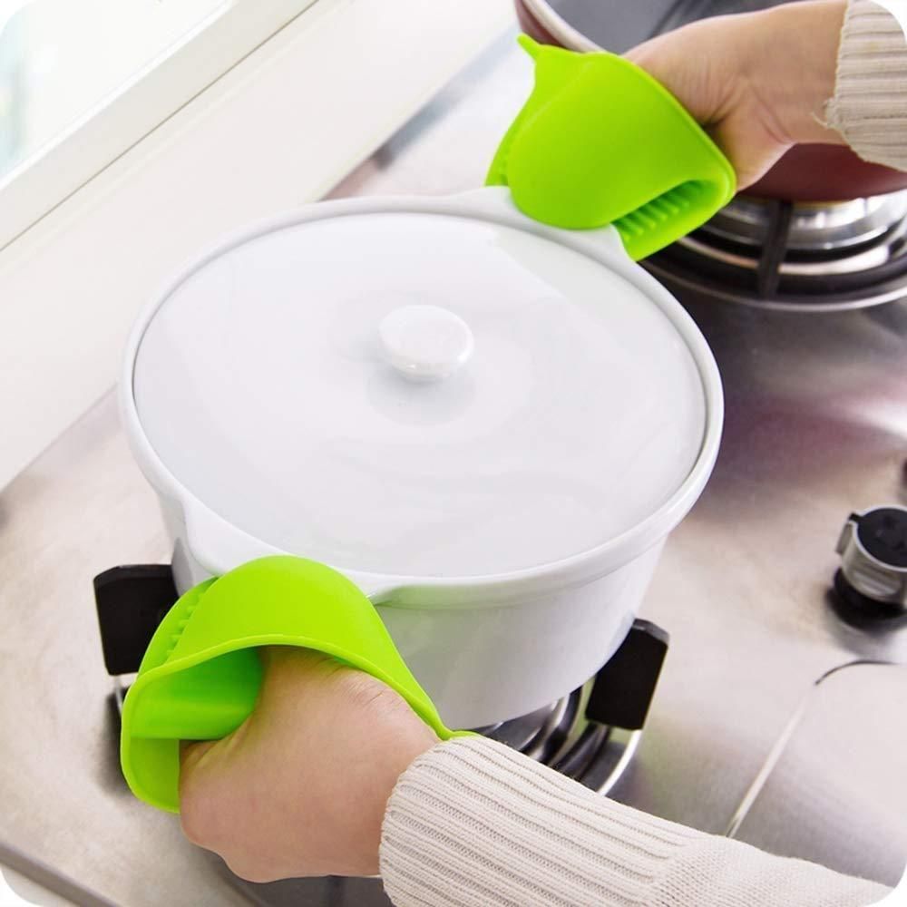 Silicone Cooking Pinch Grips Gloves (Pack of 2)